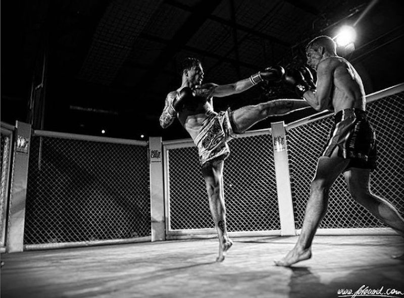 Kick Box Wort Gefecht